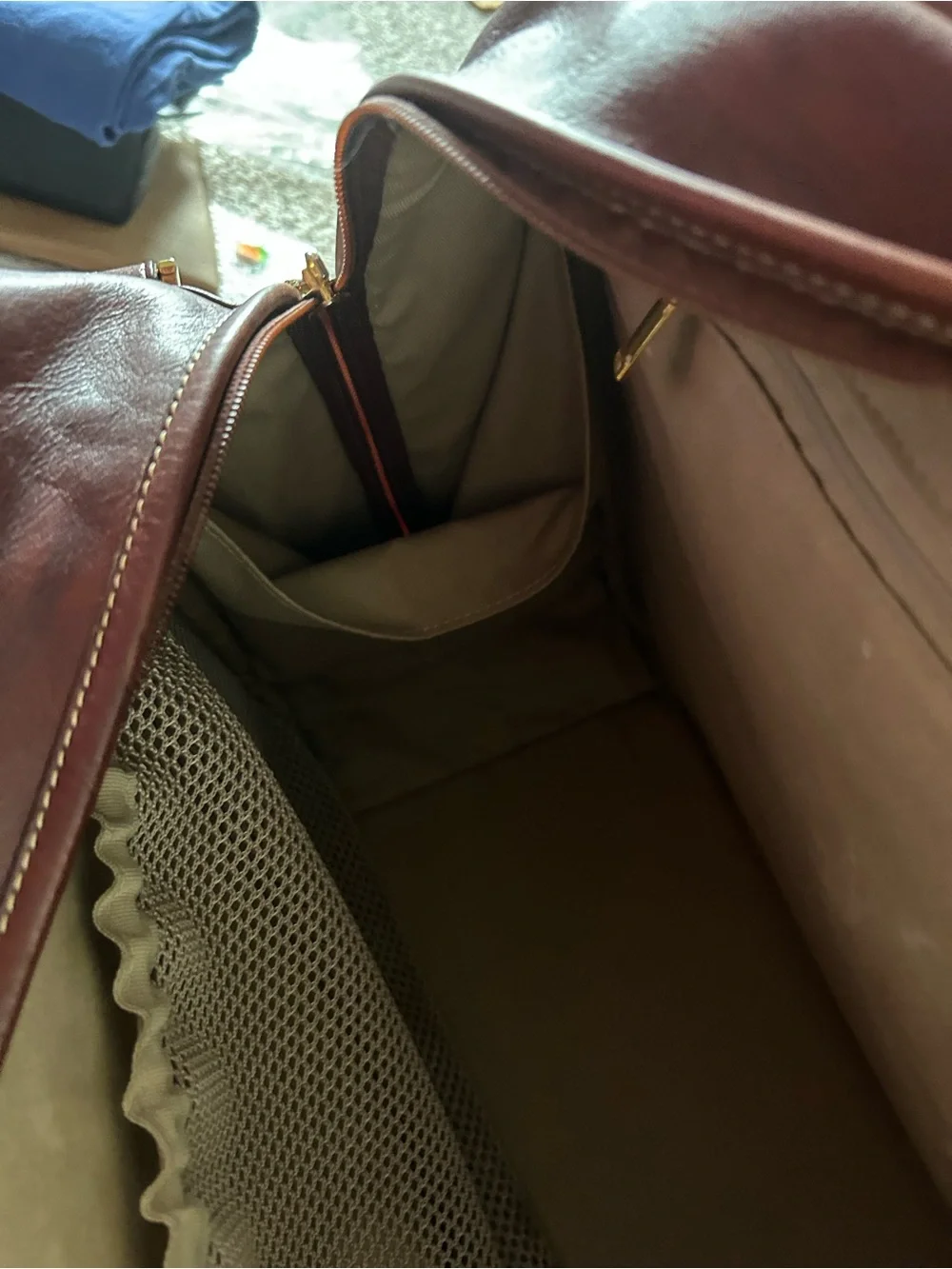 Hartmann Luggage Mens Leather Weekender Bag